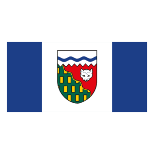 Drapeau des Territoires du Nord-Ouest en nylon ou polyester fabriqué au Québec – L’Étendard