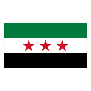 Drapeau de la Syrie fabriqué au Québec